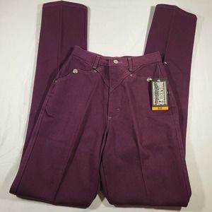 RoughRider Jeans Vintage Western Wear Womens 5 6 Purple RRJ